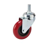 Draper Swivel Bolt Fixing Polyurethane Wheel 75mm Diameter S.W.L 70kg 65515