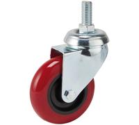 Draper 65515 75 mm-Diameter Polyurethane Castor Bolt Fixing,Blue