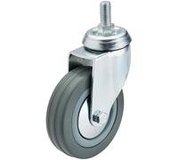 Draper Swivel Bolt Fixing Rubber Castor 100Mm Diameter S.w.l. 80Kg 65480