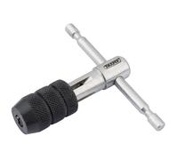Draper T Type Tap Wrench With Knurled & Polished Barrel 2.0mm - 5.0mm Capacity