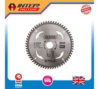 Draper TCT Circular Saw Blade for Laminate&Wood, 185 x 25.4mm, 60T 21644