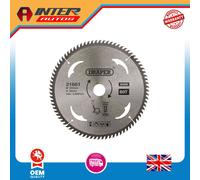 Draper TCT Circular Saw Blade for Wood, 250 x 30mm, 80T 21681