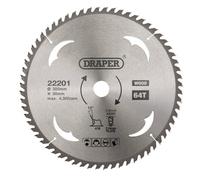 Draper Tct Circular Saw Blade For Wood, 305 X 30mm, 64T 22201