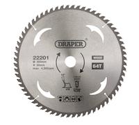 Draper TCT Circular Saw Blade for Wood 305 x 30mm 64T 22201