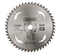 Draper TCT Circular Saw Blade for Wood 315 x 30mm 48T 24969