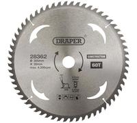 Draper Circular Saw Blade 28362 TCT Construction 305 x 30mm, 60T