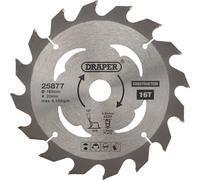 Draper TCT Construction Circular Saw Blade 165mm 16T 20mm