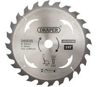 Draper TCT Construction Circular Saw Blade 305mm 24T 30mm