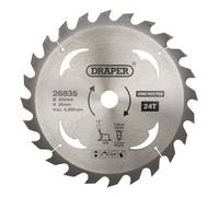 Draper Tct Construction Circular Saw Blade, 305 X 30mm, 24T 26835