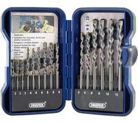 Draper TCT Masonry 15 Piece Drill Bit Set | Carbon Steel Tools | Tungtsten Carbi