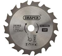 Draper 28363 Tct Multi-Purpose Circular Saw Blade 165 X 20Mm 14T each 1