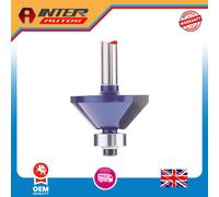Draper TCT Router Bit, 1-4" Chamfering, 30mm x 45° 75340