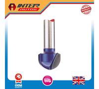 Draper TCT Router Bit, 1-4" Core Box, 12.7 x 6.35mm Radius 75345