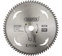 Draper TCT Wood Cutting Circular Saw Blade 315mm 72T 30mm