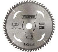 TCT Circular Saw Blade for Wood, 250 x 30mm, 60T