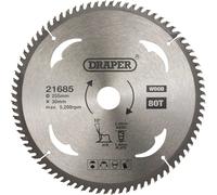 TCT Circular Saw Blade for Wood, 255 x 30mm, 80T