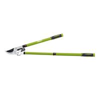 Telescopic Ratchet Action Bypass Loppers with Steel Handles