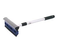 Draper Telescopic Window Cleaning Equipment | 46.55 to 73.5cm Extendable Squeegee with Sponge | 200mm Rubber Blade | Twist and Lock Handle Window Cleaner | 73860, Blue