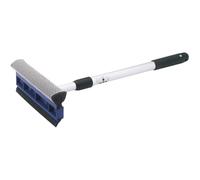 Draper Telescopic Window Cleaning Equipment | 46.55 to 73.5cm Extendable Squeegee with Sponge | 200mm Rubber Blade | Twist and Lock Handle Window Cleaner | 73860, Blue