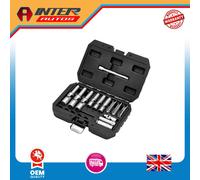 Draper Thin Wall PSG Glow Plug Socket Set, 3-8" and 1-4" Sq. Dr. (18 Piece) 1239