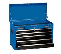Draper Tool Chest, 5 Drawer, 26", Blue
