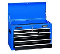 Draper Tool Chest, 9 Drawer, 26", Blue
