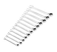 Draper Tools Hi-Torq Metric Reversible Ratchet Combination Spanner Set (12 Piece)