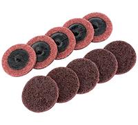 Draper Tools SCP2 Medium Ten Polycarbide Abrasive Pads, Blue, 50 mm