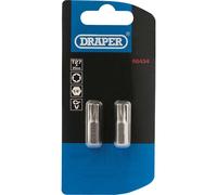 Draper TX-STAR® Insert Bit, 1/4"" Hex, 25mm Long, T27 (Pack of 2)