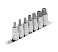 Draper Torx Star Security Socket Bit Set 1/2" Sq Dr 55mm 7 Piece 16334