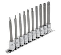 Draper Torx Star Security Socket Bit Set 3/8" Sq Dr 10 Piece 16333