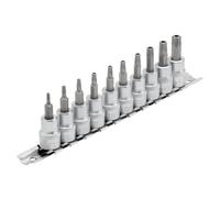 Draper Torx Star Security Socket Bit Set 3/8" Sq Dr 48mm 10 Piece 16332