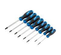 Draper Torx Star Security Soft Grip Screwdriver Set 8 Piece Blasted Tips 34251