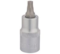 Draper Torx Star Socket Bit 1/2" Sq Dr T40 x 55mm 16312