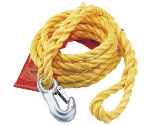 Draper Tow Rope With Warning Flag High Visibility Polypropylene 2000kg