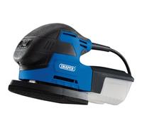 Draper 57681 Electric Detail Sander Tri-Base Palm Mouse 3 Interchangeable Plates