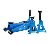 Draper 07290 Trolley Jack and Axle Stand Kit (3 Tonne)