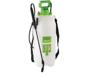 Draper Trolley Pressure Sprayer 10L | EPDM Pump Garden Sprayer | Weed Killer Sprayer Pump | Pesticides, Insecticides, Fungicides | 82469, Green