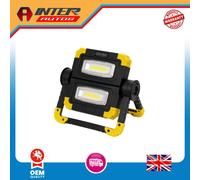 Draper Twin COB LED Rechargeable Work Light, 10W, 850 Lumens 87696 87696