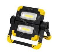 Draper Twin COB LED Rechargeable Work Light, 10W, 850 Lumens, Micro USB Cable Su