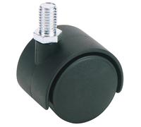 Draper Twin Nylon Bolt Castor, 40mm Diameter, S.W.L. 25kg
