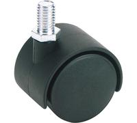 Draper Twin Nylon Wheeled Castor 40mm
