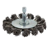Steel Twist-Knot Wire Wheel Brush, 75mm