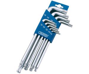 Draper TX-STAR 1/2 Ball End Key Set Hand Tool Chrome Vanadium Steel E635 9 Pcs