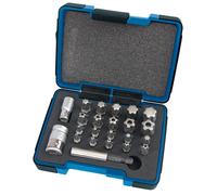 Draper TX-STAR 1/4, Plus Bit Set, 3/8" Sq. Dr. (23 Piece) 23241