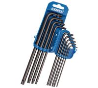 Draper TX-STAR Extra Long Key Set S2 Steel Hardened & Tempered 9 Pieces