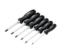 Draper 6pc TX-Star Hard Grip Screwdriver Set - 13585 - Magnetic Tips, CRV Blades