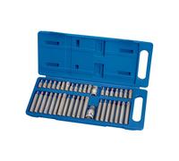 Draper TX-STAR®, Spline (XZN), CHC Bits Set Plastic Case 40 pieces