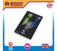 Draper TX-STAR®, Imperial&Metric Ball End Hex Key Sets in EVA Storage Tray