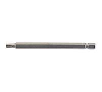 Draper TX-STAR Insert Bit 1/4" Hex 100mm Long Shot Blast Finish T25 1 Piece